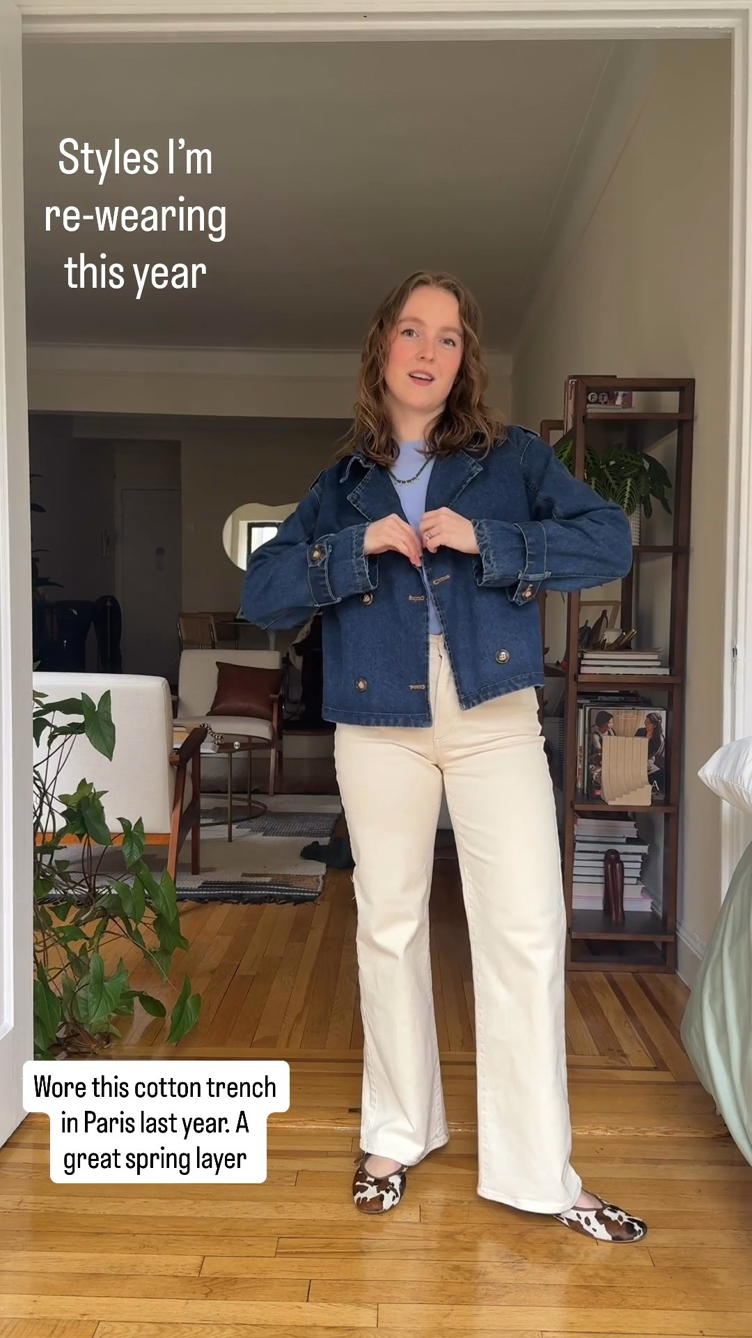 Amazon cotton denim trench. A favorite spring jacket I’ll be rewearing this year. Wearing small. Under $35

#LTKSaleAlert