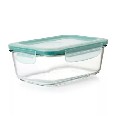 OXO Good Grips® Smart Seal Rectangle Glass Snap Container | Bed Bath & Beyond | Bed Bath & Beyond