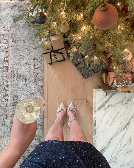 My favorite holiday heels from Express are still in stock in the gray color and in this color in the flats! Linked some similar options 😘

#LTKsalealert #LTKshoecrush #LTKunder50