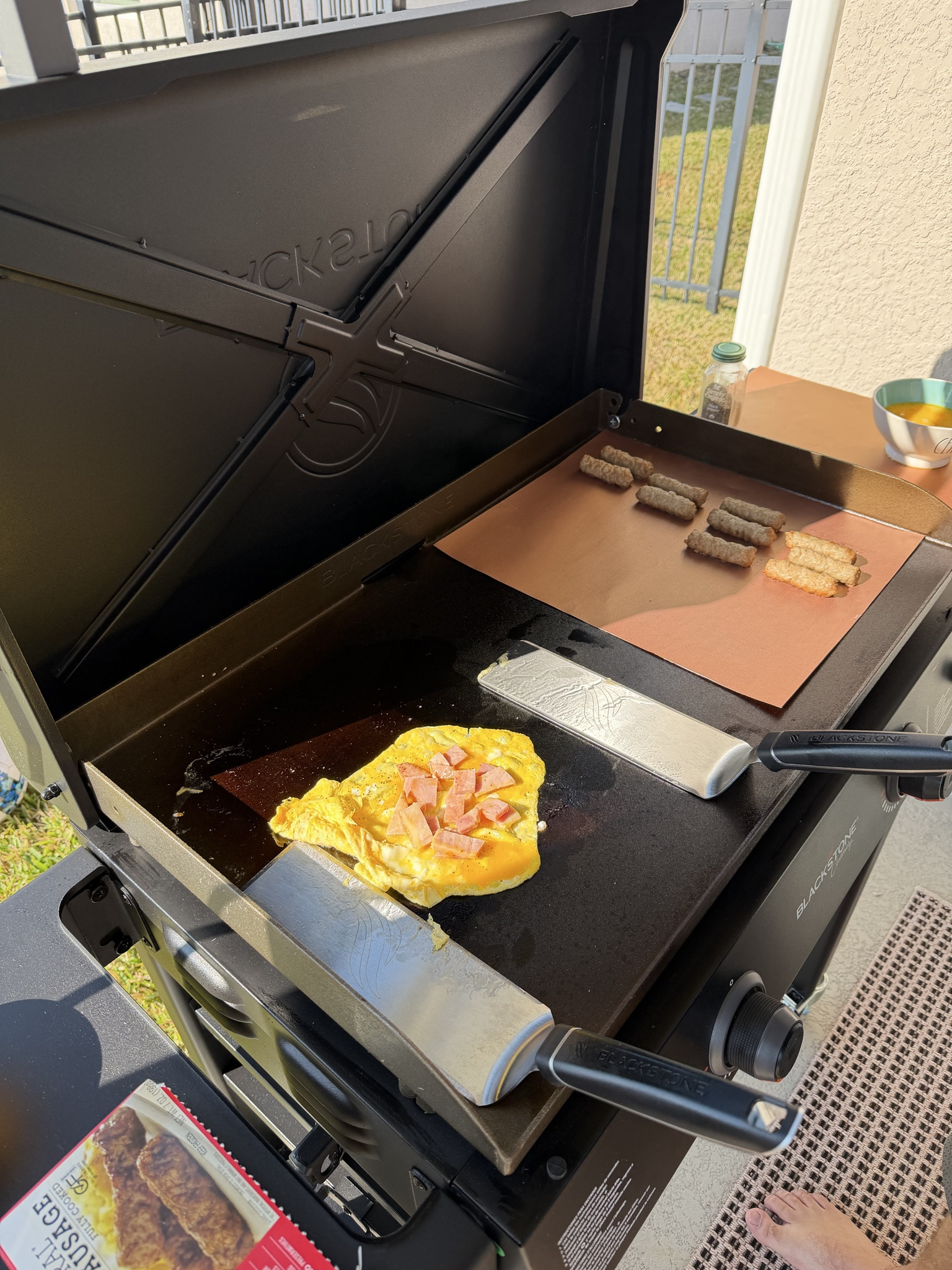 Breakfast never tasted so good!

Best Christmas Gift by far - Blackstone Grill!

Details: Blackstone 30” Culinary Omnivore Griddle with Hood - 2 Burner Liquid Propane Flat Top Grill

Gifts for Him | Christmas Gift | Grills | Outdoor Cooking | Grill Goals | Foodie | Foodie Must Haves | Patio Goals | Patio Cooking 

#LTKHoliday #LTKmorningroutine #LTKGiftGuide