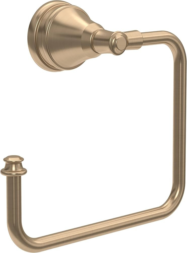 Delta Mylan (1-Pack) Hand Towel Holder Champagne Bronze Towel Racks for Bathroom Wall Square Towe... | Amazon (CA)