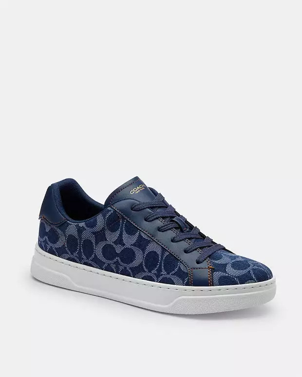 High Line Sneaker In Signature Denim | Coach Outlet US
