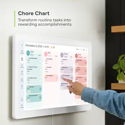 Skylight - Calendar Max: 27 inch Touchscreen Smart Calendar and Family Organizer - White | Best Buy U.S.