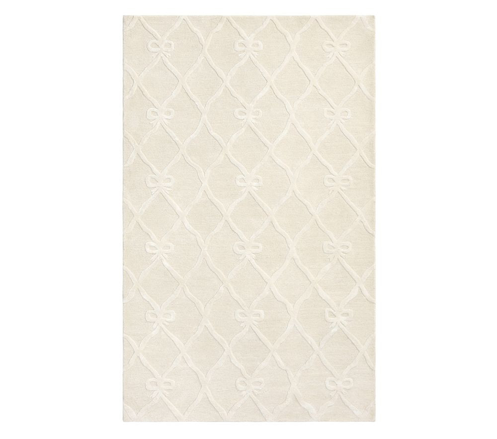 LoveShackFancy Bow Trellis Rug | Pottery Barn Kids