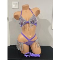 stripper Outfits Mesh With Fringe | Etsy (US)