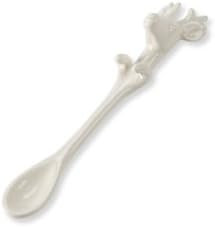 Abbott Collection Reindeer Hanging Spoon, White | Amazon (US)