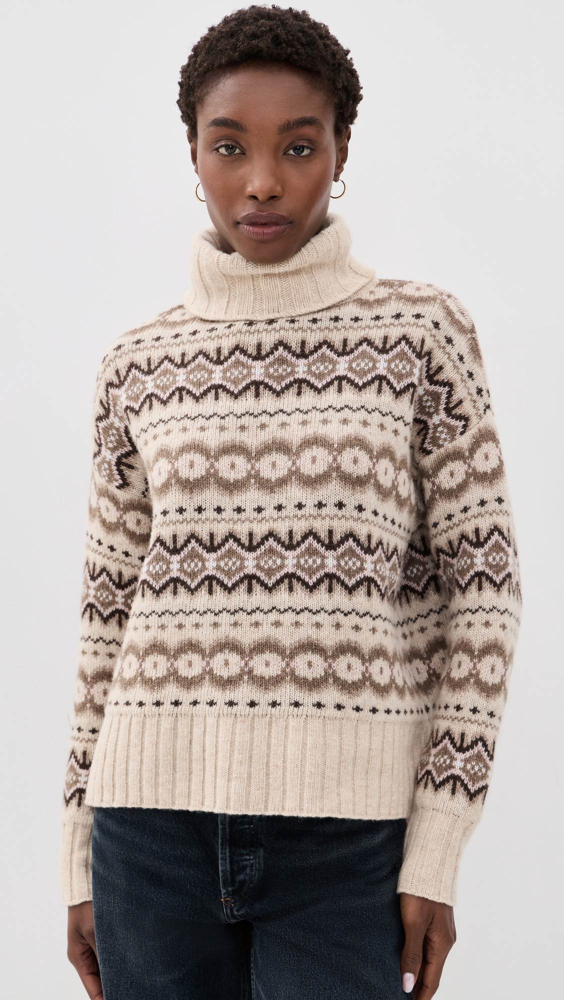 Barbour Helen Knit Sweater Birch Multi 12 | Shopbop