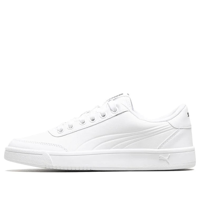 PUMA Court Breaker Bold White Casual Board Shoes 'White Black' | KICKS CREW