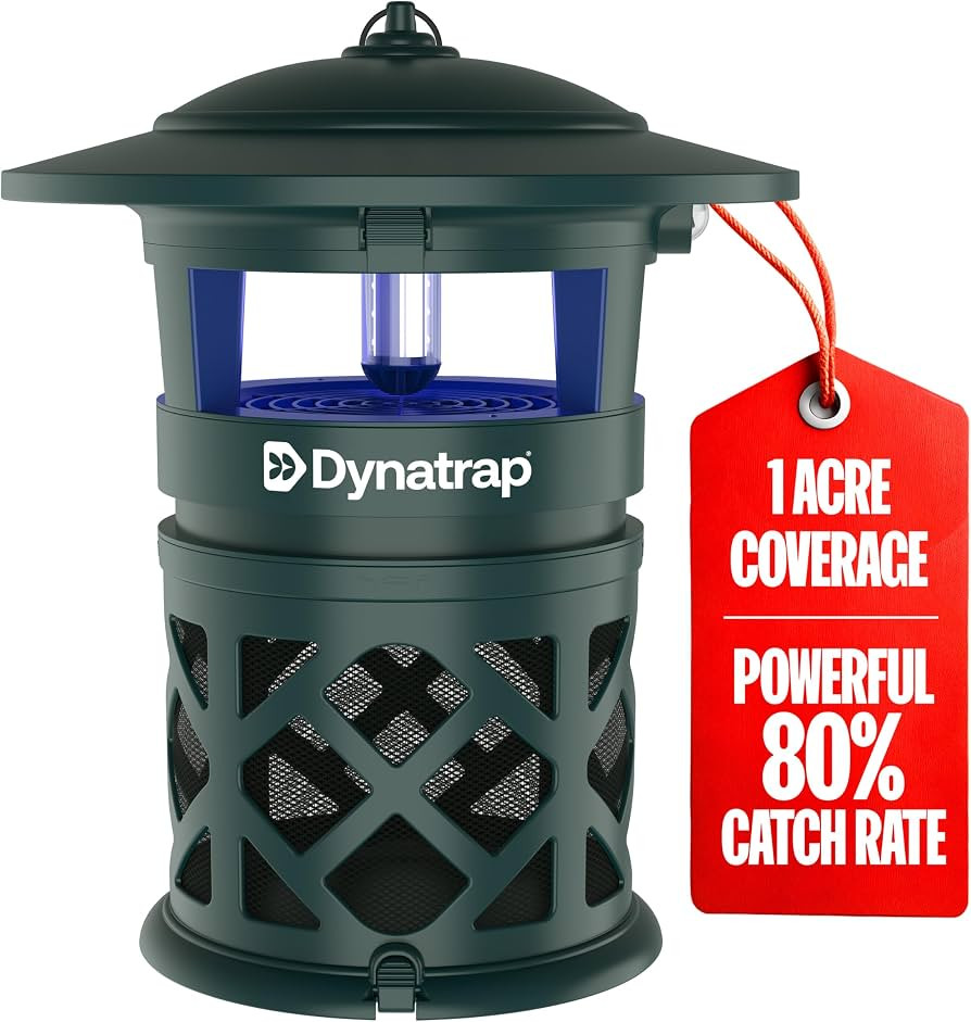 DynaTrap DT2030-GRSR Fly Traps Outdoor - Mosquito & Flying Insect Killer for 1 Acre \u2013 Kills ... | Amazon (US)