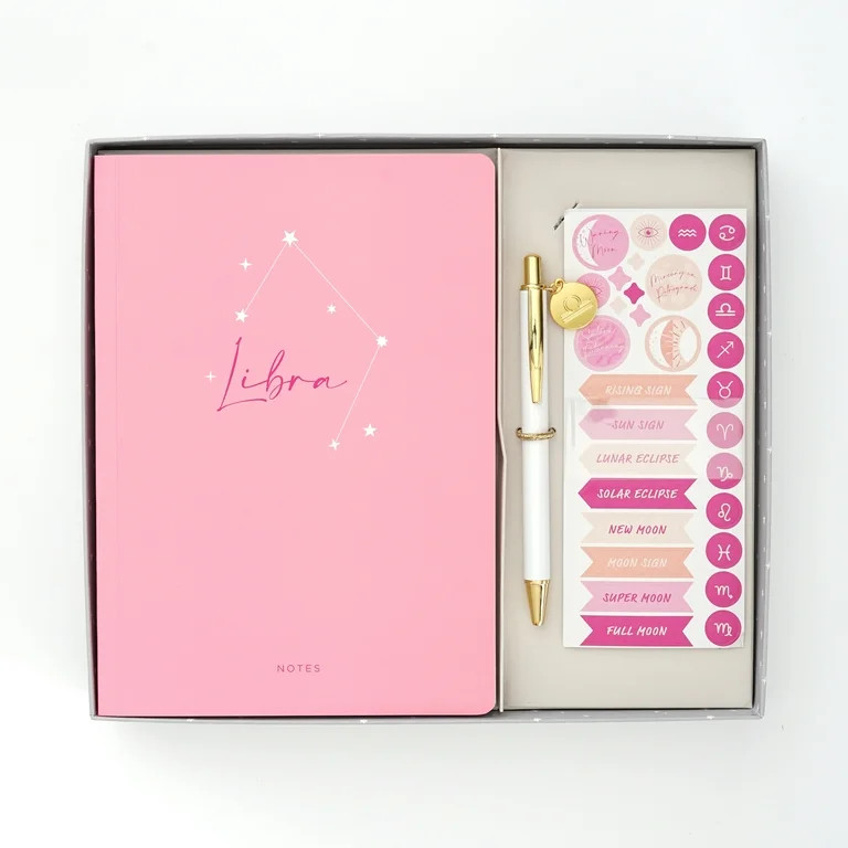 Gartner Studios Brand Libra Astrology Casebound Flex Journal Set, 5.75" x 8.125", 96 Sheets - Wal... | Walmart (US)