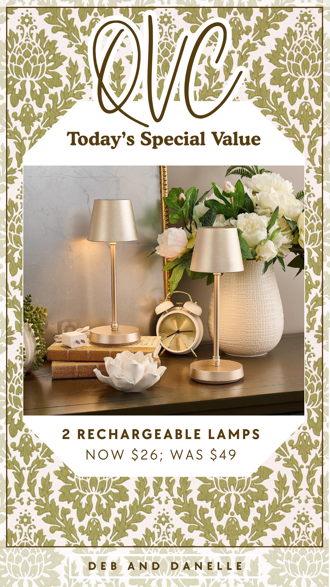 @QVC's Today's Special Value item is this pack of two rechargeable lamps. We love these small lamps in our home because we can put them anywhere without unsightly cords.  

 #LTKGiftGuide #LTKHome #LTKSaleAlert
