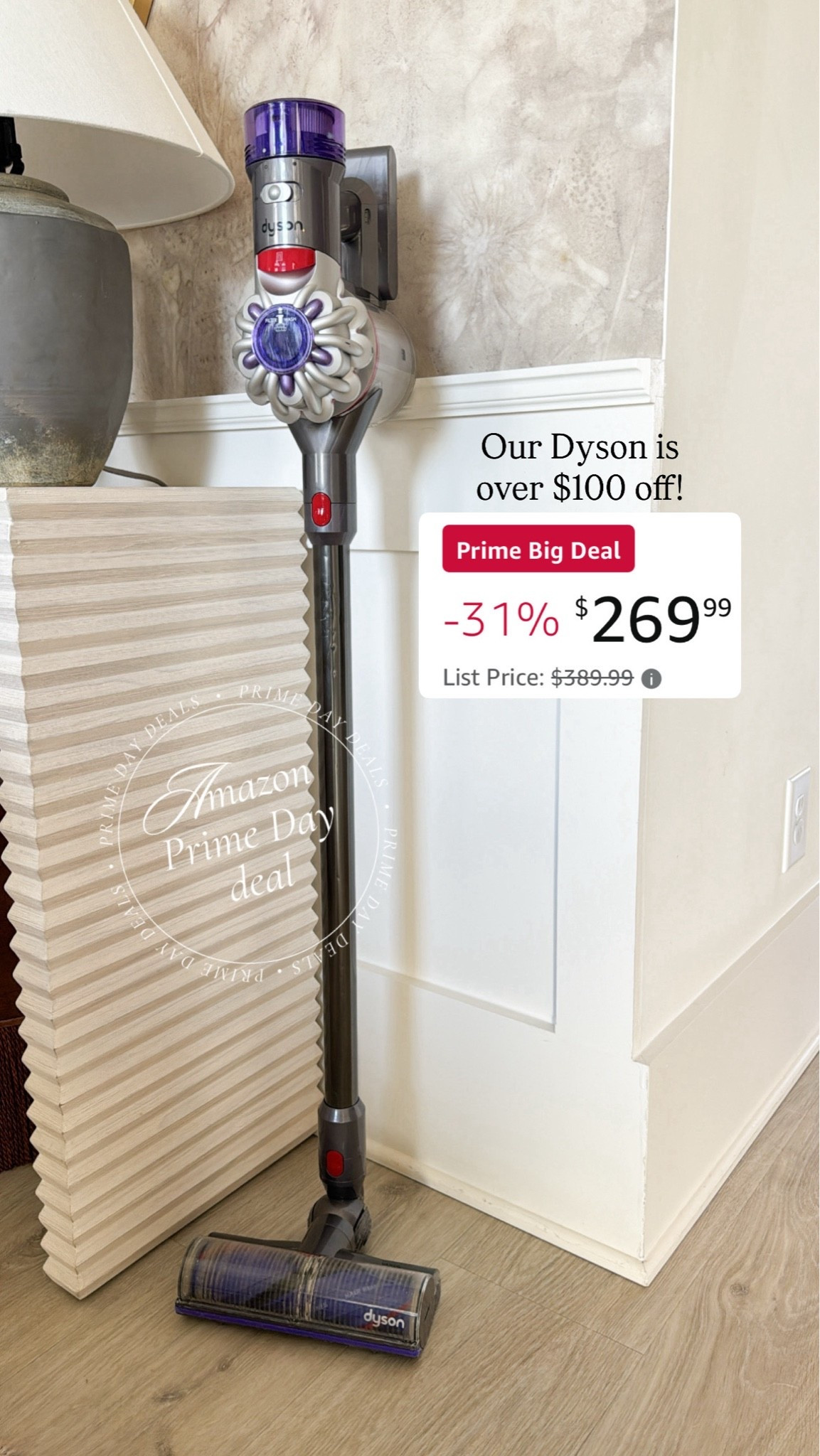 Save over $100 off our V8 cordless vacuum on Amazon for Big Deal Days- we use this almost daily! Also linking other models on sale as well!
