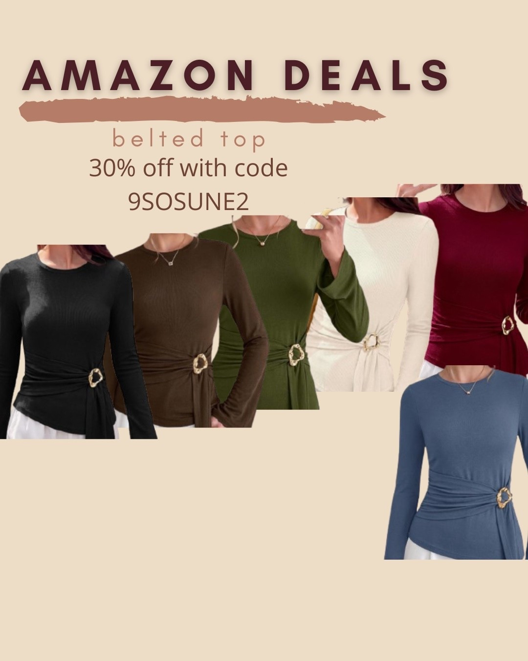 $10 ends 8/17

Amazon fashion
Amazon deals
Belted top
Workwear
Date night outfit

#LTKSaleAlert