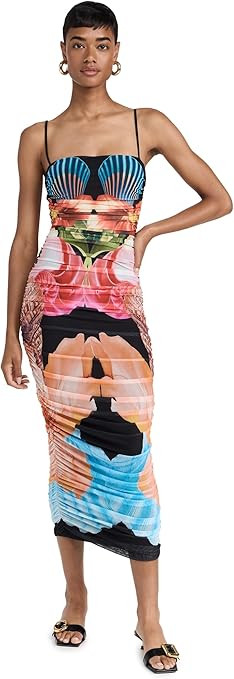 Women's Hazel Ruched Midi Dress | Amazon (US)