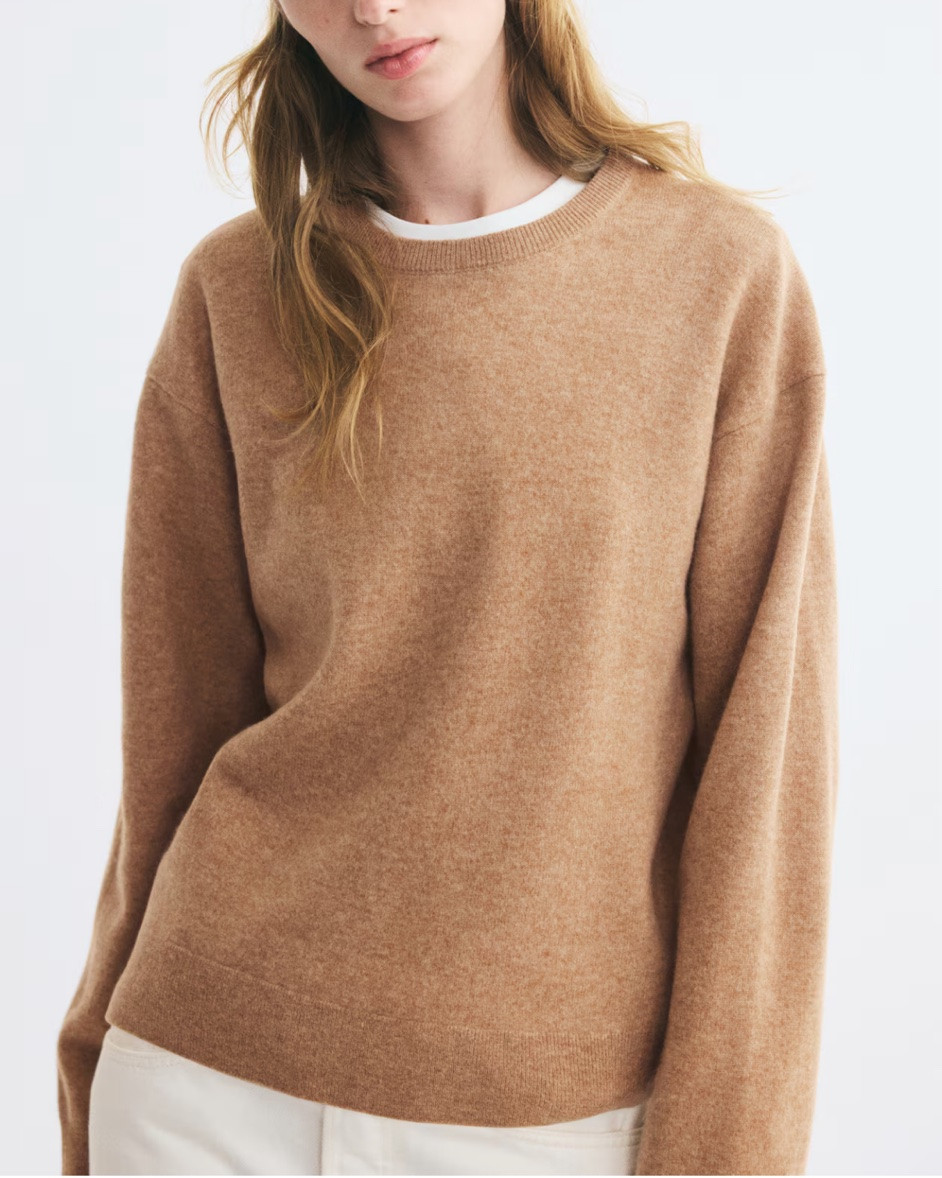 Oversized camel wool sweater

#LTKSeasonal