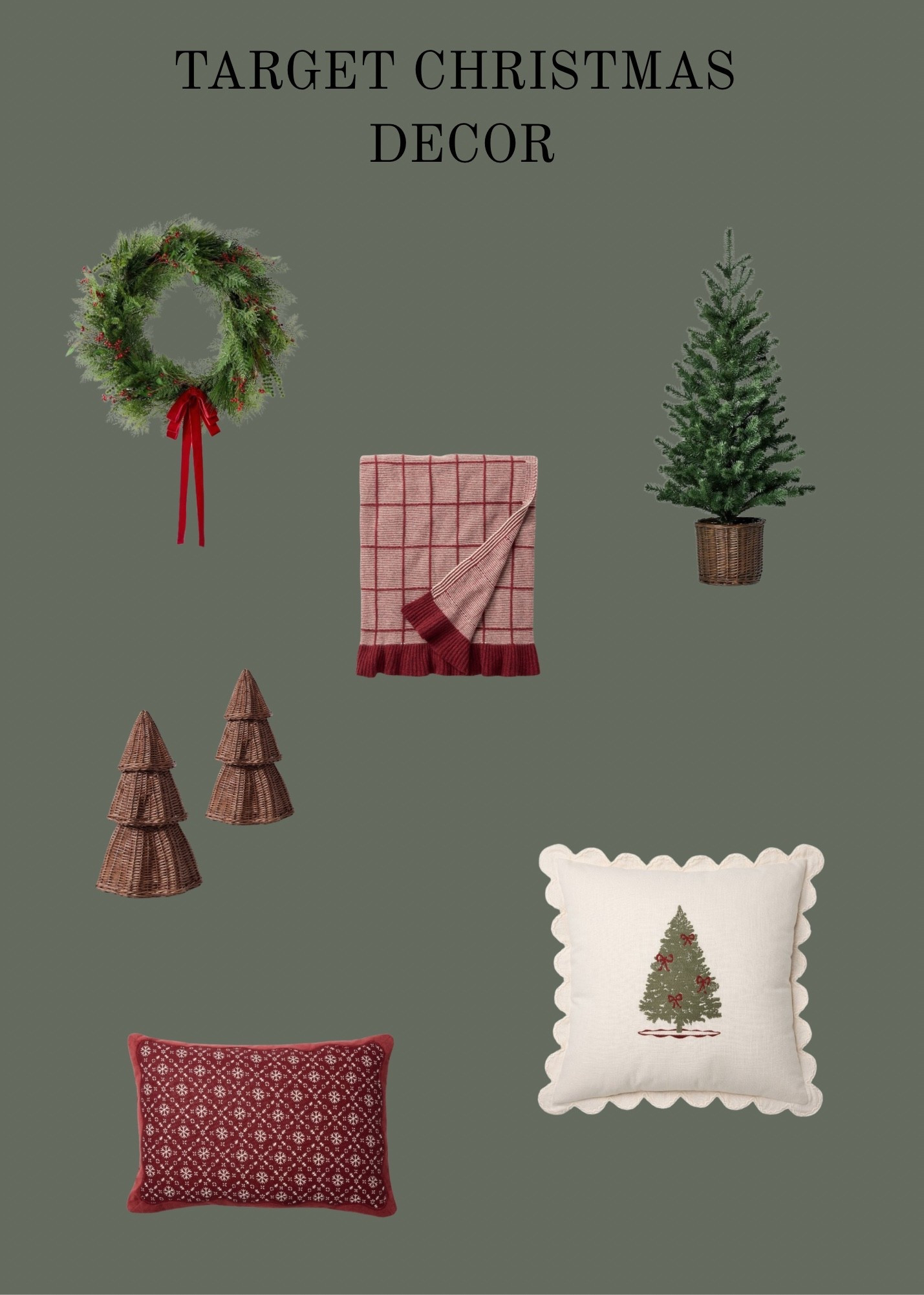 Threshold Christmas decor on sale at Target right now! 

#LTKSaleAlert #LTKHoliday