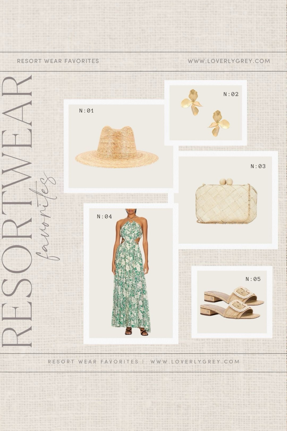 Loverly Grey resort wear finds. I love this floral maxi dress and gold statement earrings. 

#LTKtravel #LTKstyletip #LTKSeasonal