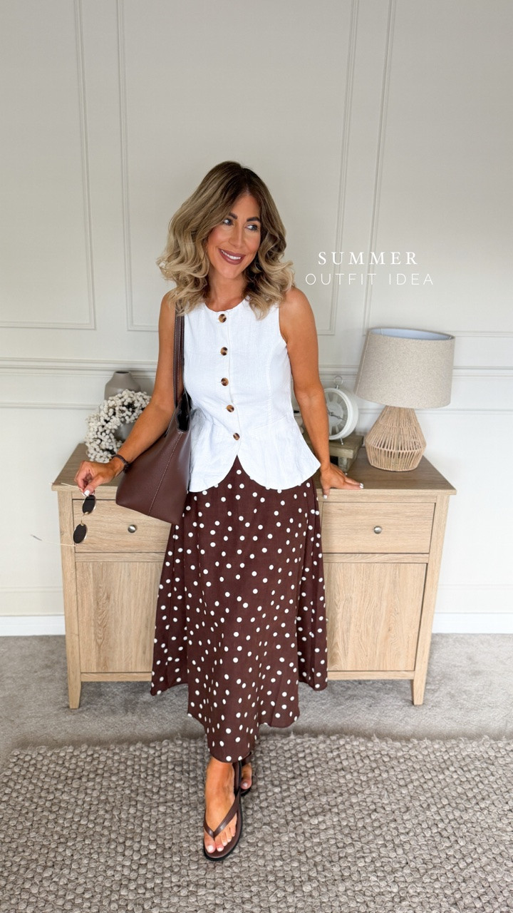 SUMMER OUTFIT IDEA… 

I absolutely LOVE this.. I find a waist coat / midi skirt such an easy look to put together. This is one I’ll be packing for my holiday coming up. I can’t believe our honeymoon is just a few weeks away now 🙊

Comment LINKS if you’d like them 🔗 

@shopmatalan 
@threadbare.official 
@newlook 
@katieloxton 

*contains pr items 

#thatnewlookfeeling #summeroutfitideas #lovematalan