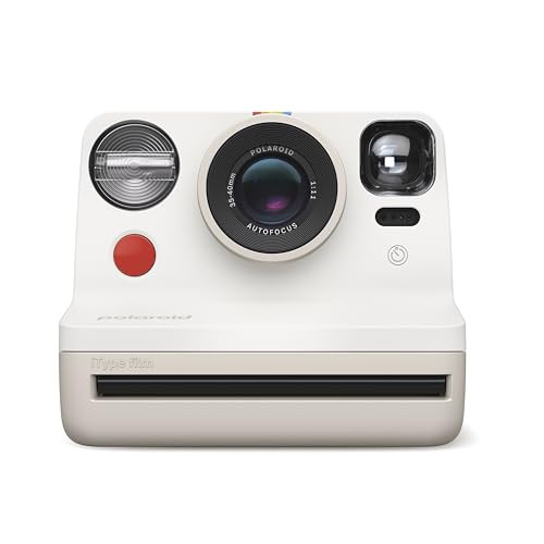 Polaroid Now 2nd Generation I-Type Instant Film Camera - Vintage White (9130) | Amazon (US)