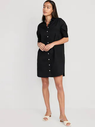 Short-Sleeve Shirt Dress for Women | Old Navy (US)