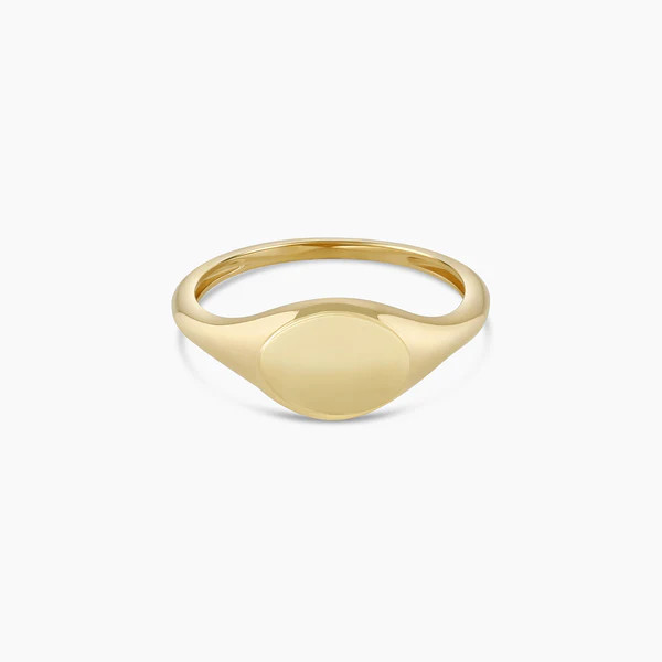14k Gold Bespoke Signet Ring | Gorjana