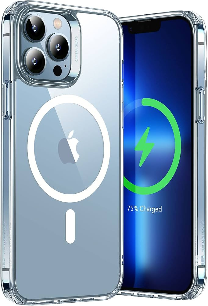 ESR for iPhone 13 Pro Max Case, Compatible with MagSafe, Shockproof Military-Grade Protection, Ye... | Amazon (US)