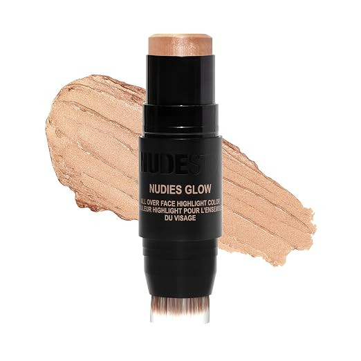 Nudestix Nudies Glow Cream Highlighter Bronze + Glow 3-in-1 All Over Face Colour for Eyes, Cheeks... | Amazon (US)