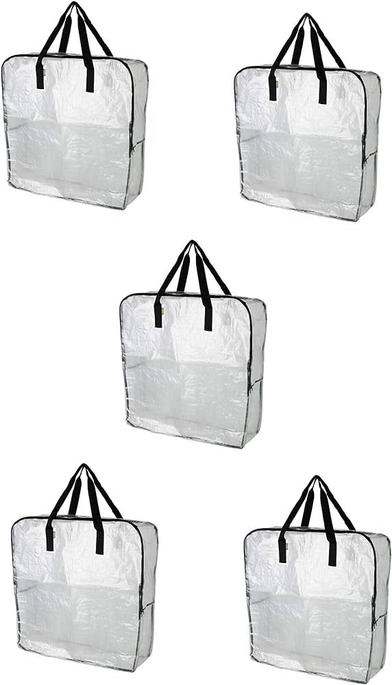 IKEA DIMPA Extra Large Storage Bag, Clear Heavy Duty Bags, Moth Moisture Protection Storage Bags ... | Amazon (US)