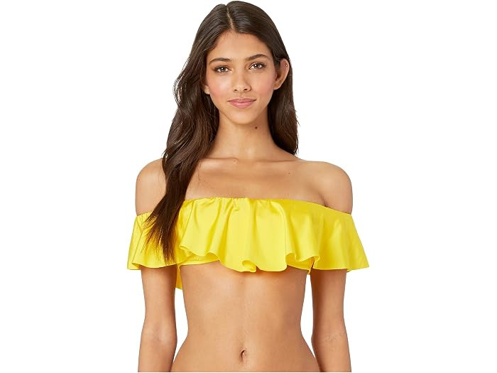 Trina Turk Indo Solids Off-the-Shoulder Bandeau | Zappos