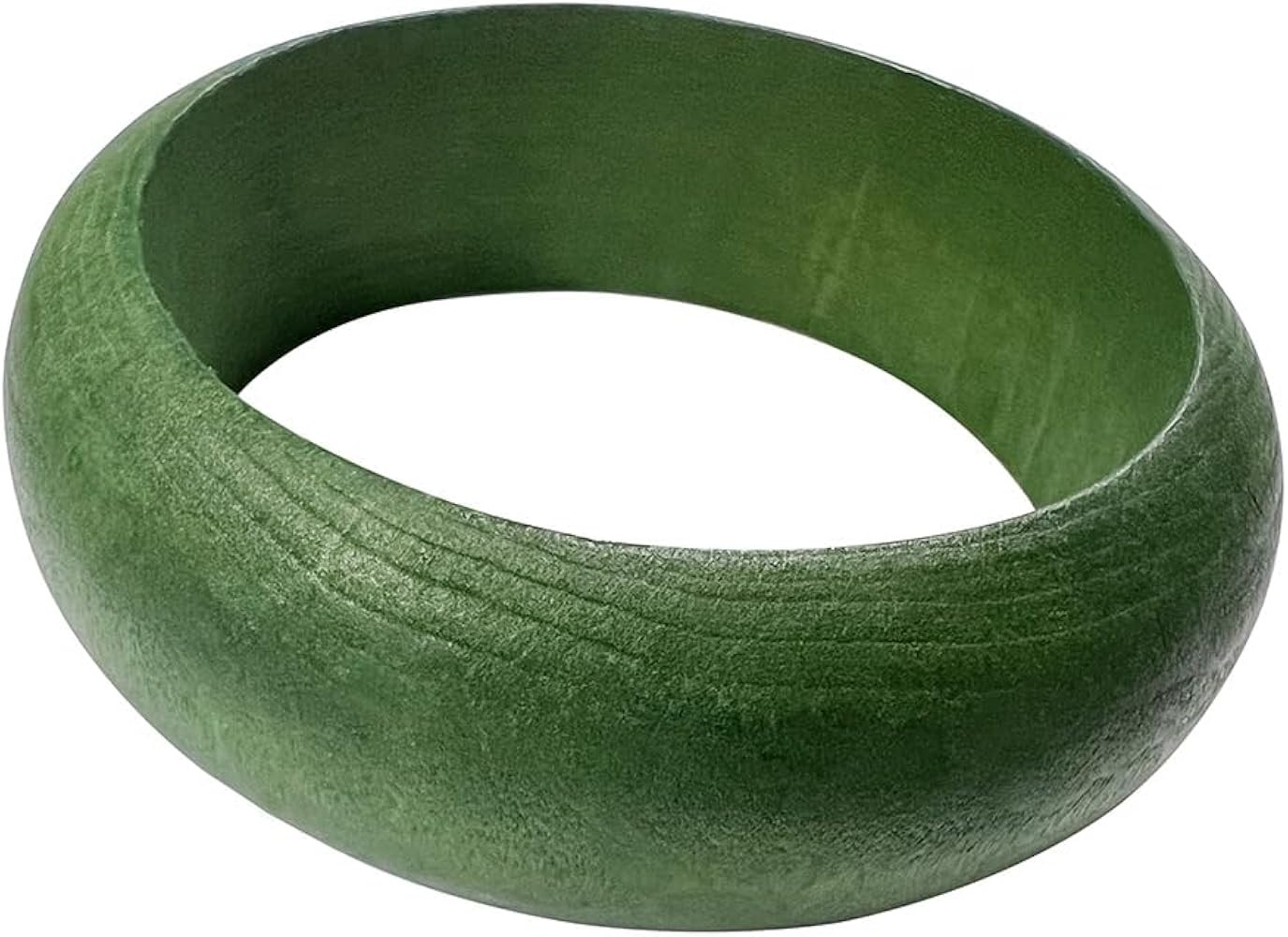 Boho Wooden Bracelet Multi-Colored Wide Chunky Bangle Bohemian Jewelry Wood Wristband for Women | Amazon (US)