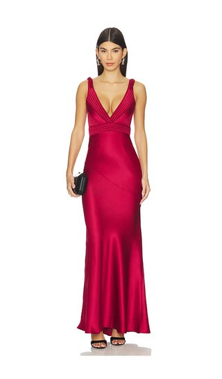 Beloved Gown in Ruby | Revolve Clothing (Global)