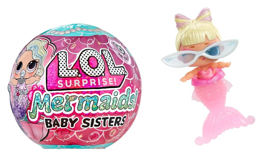 LOL Surprise Mermaids Baby Sisters with Color Change Tail, 8 Dolls to Collect, Fashion Accessorie... | Amazon (US)