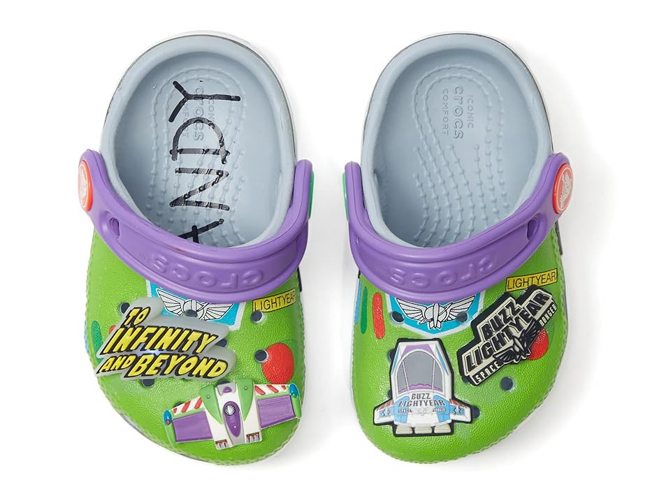 Crocs Kids Toy Story Classic Clog (Toddler) Kid's Shoes Blue Grey/Buzz Lightyear : 5 Toddler M, EVA | Zappos