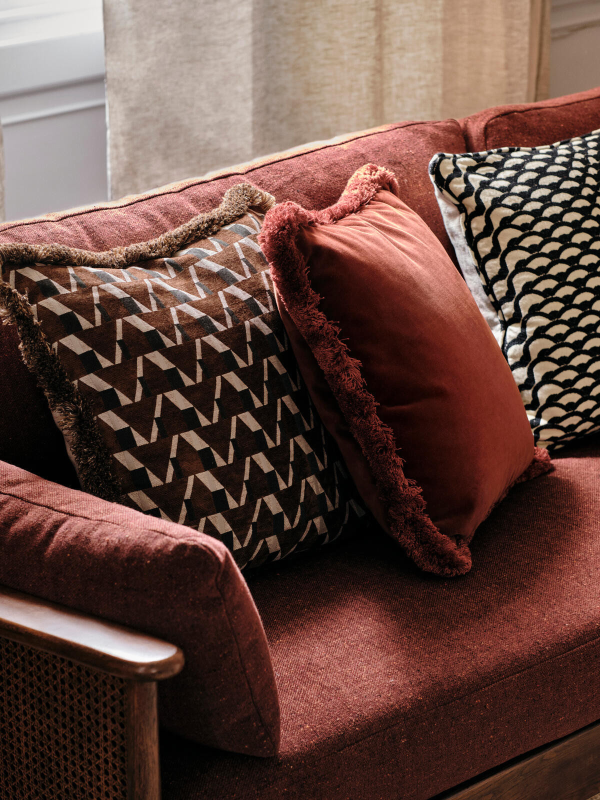 Margeaux Square Cushion | Soho Home Ltd
