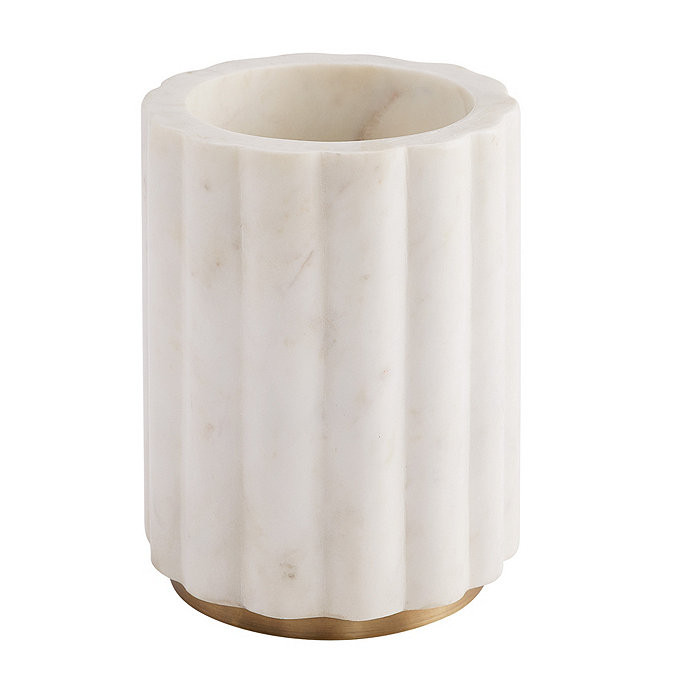 Savi Marble Decorative Dining Table Wine Bottle Holder | Ballard Designs, Inc.