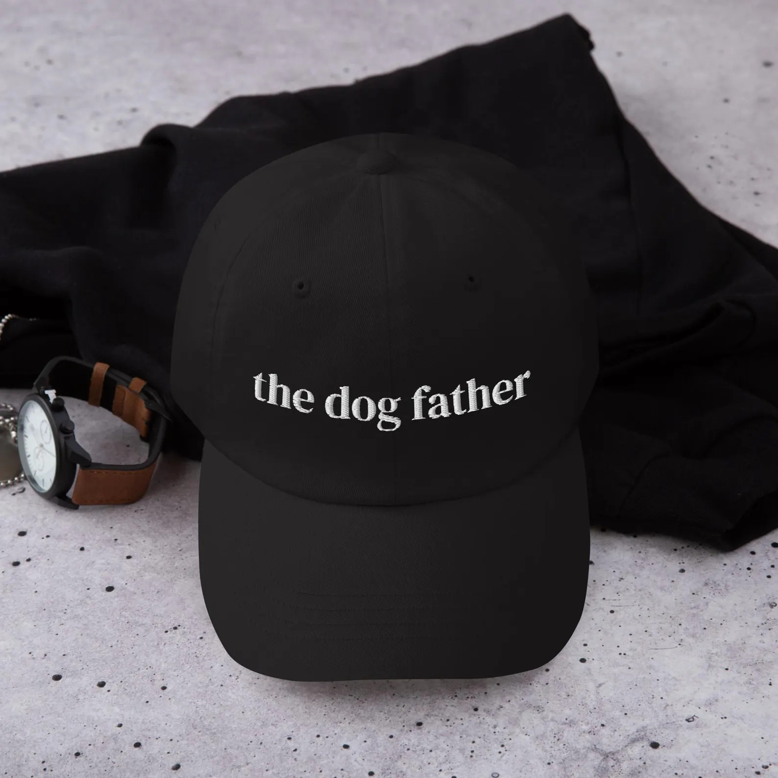 The dog father Embroidered Dad Hat Gift for New Dog Dad Puppy Announcement Baseball Hat Dog Funny... | Etsy (Global)