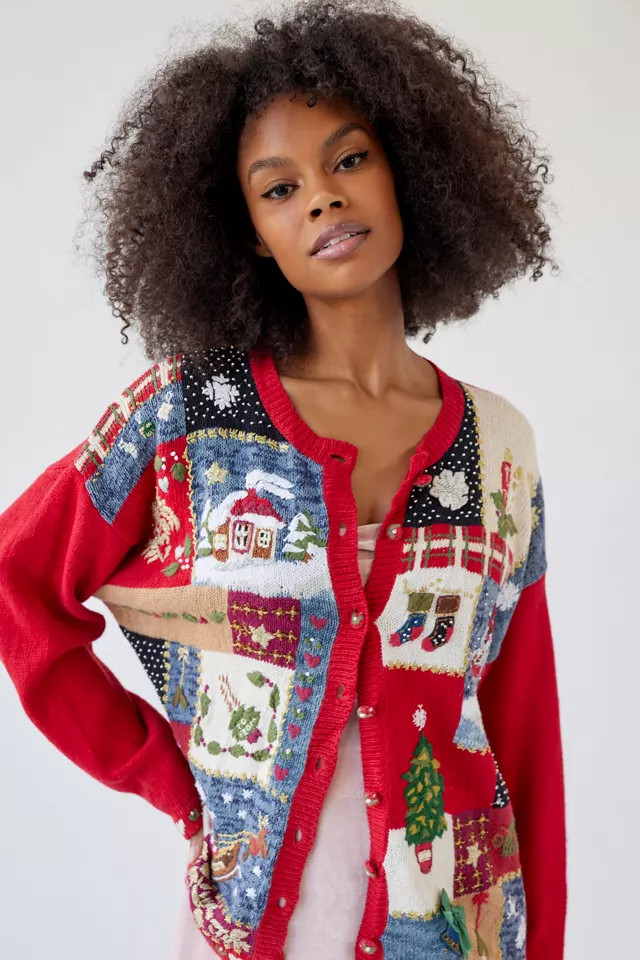 Urban Renewal Vintage Holiday Cardigan | Urban Outfitters (US and RoW)