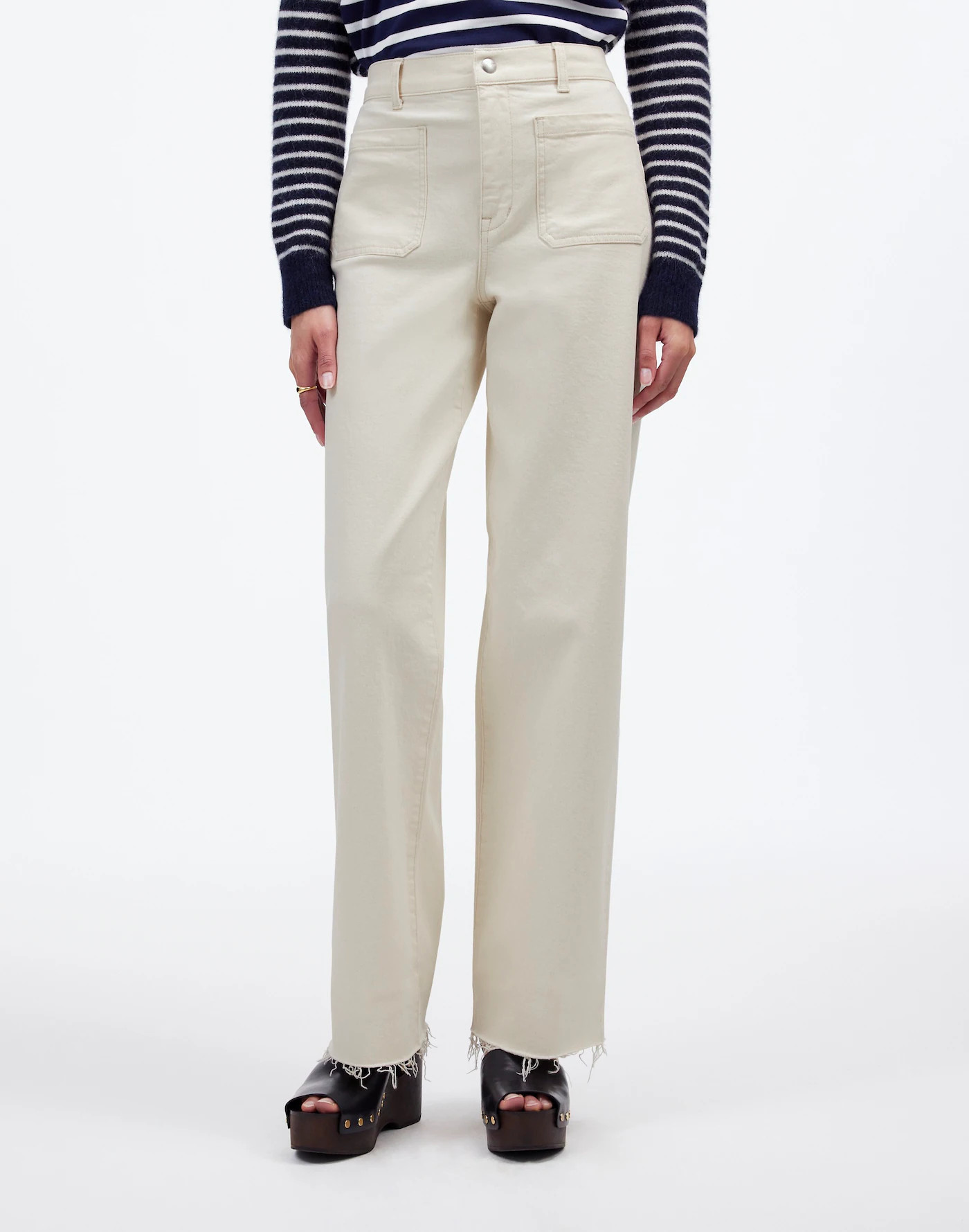 The Emmett Wide-Leg Jean in Vintage Canvas: Patch Pocket Edition | Madewell | Madewell