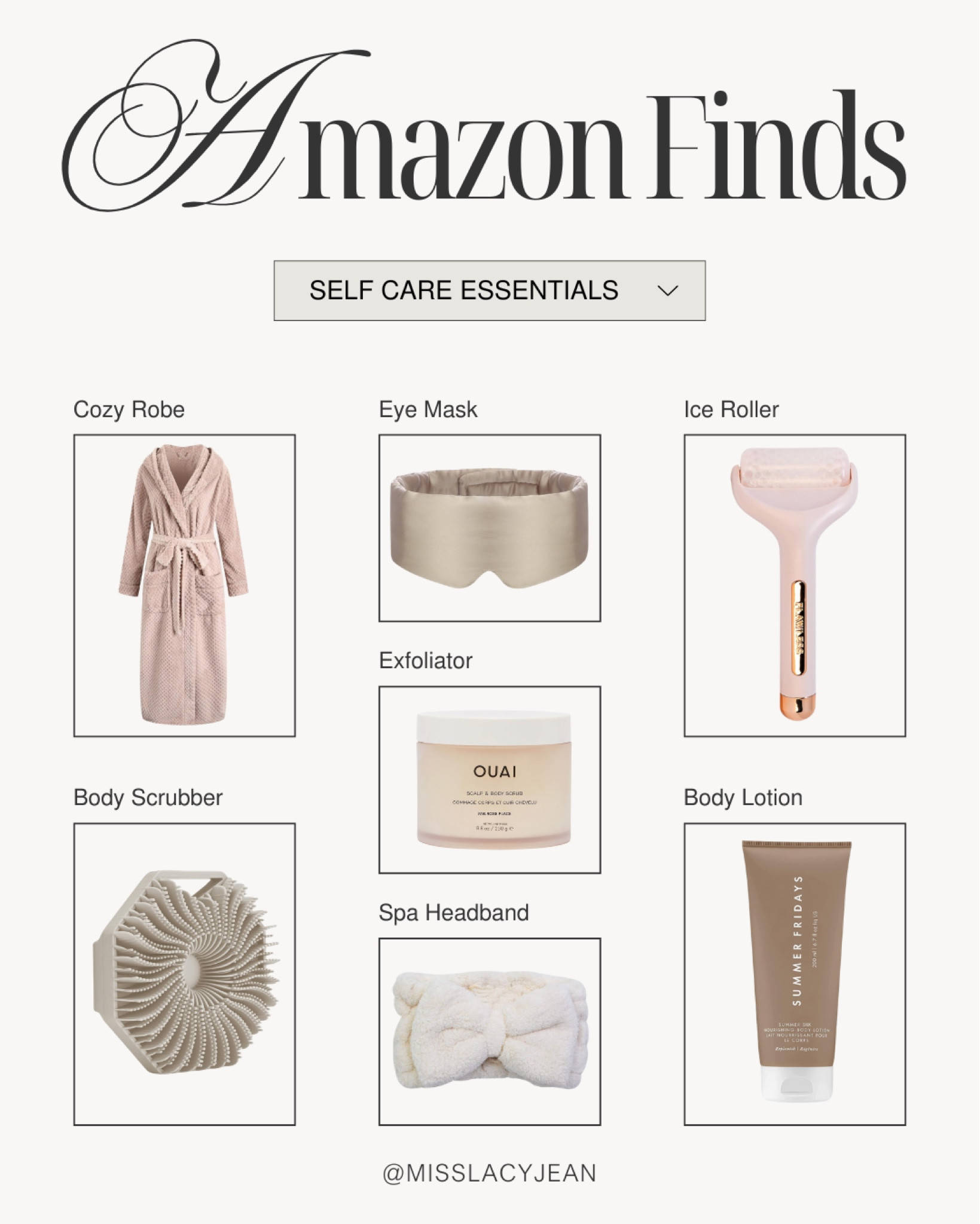 Self Care Essentials From Amazon ✨

self care essentials // self care // amazon finds // self care gifts // amazon must haves // self care basket // amazon essentials

#LTKBeauty #LTKFindsUnder100 #LTKFindsUnder50