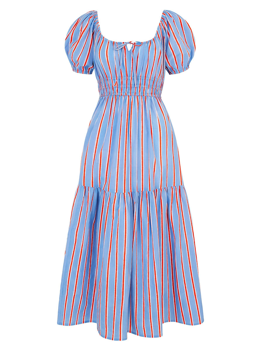 Women's Poets Stripe Katie Dress - Blue - Size XXS | Saks Fifth Avenue