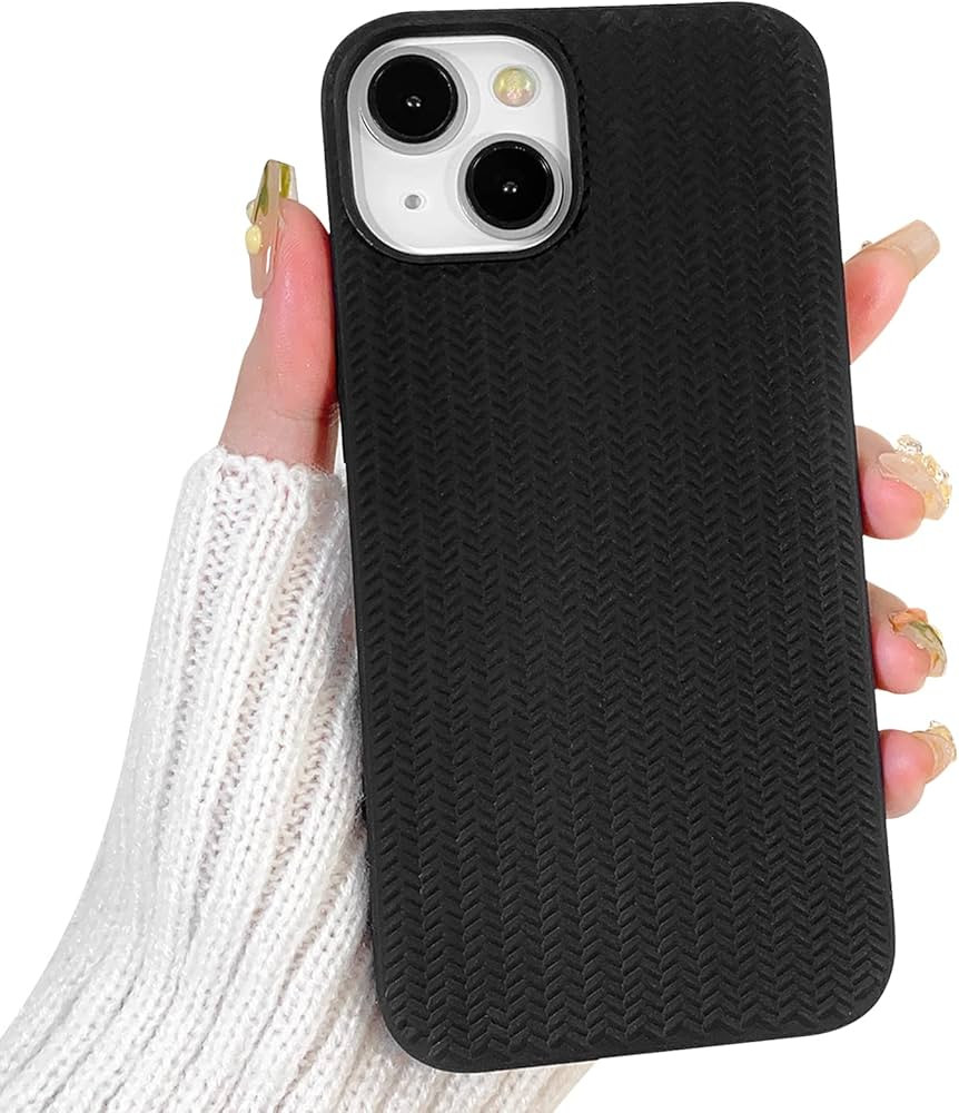 NITITOP Compatible for iPhone 13/ iPhone 14 Case Cute for Women Girls Woven Pattern Braid Design ... | Amazon (US)