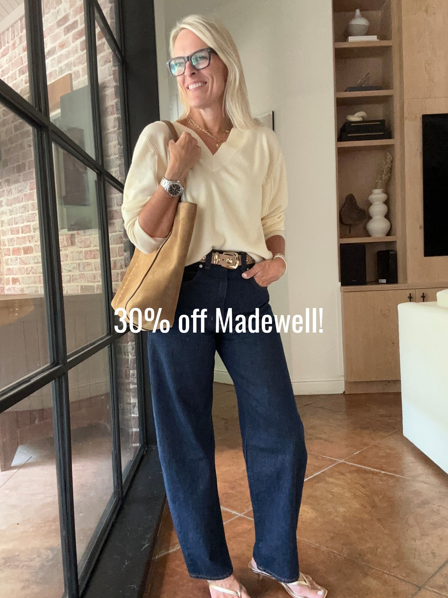 The insiders event is here at Madewell. It’s free to become an insider and there are perks like this sale and free shipping

Love these dark balloon, pant denim easy to have a dressed up look 

Denim fit TTS
Sweater fit TTS 

@madewell #madewell #madewellpartner #ad

#LTKSaleAlert #LTKOver40 #LTKFamily