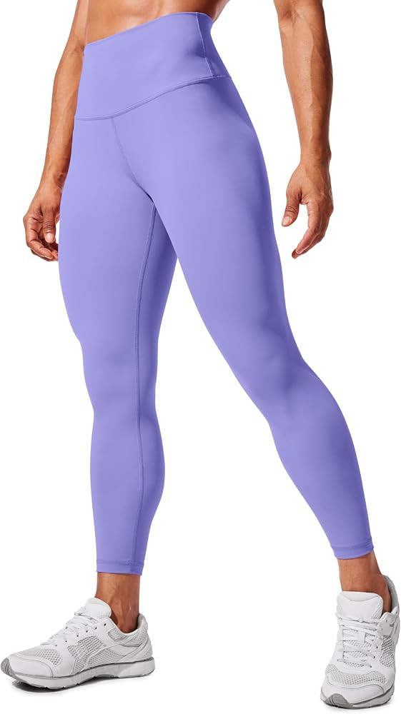 CRZ YOGA Women's Hugged Feeling Compression Leggings 25 Inches - Thick High Waisted Tummy Control... | Amazon (US)