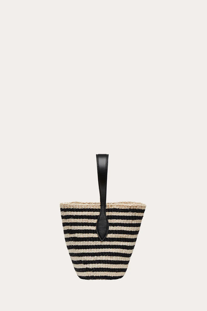 Single Handle Basket Black and Cream | LITTLE LIFFNER