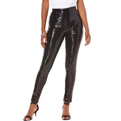 Roaman's Sequin Legging - 34/36, Black | Target