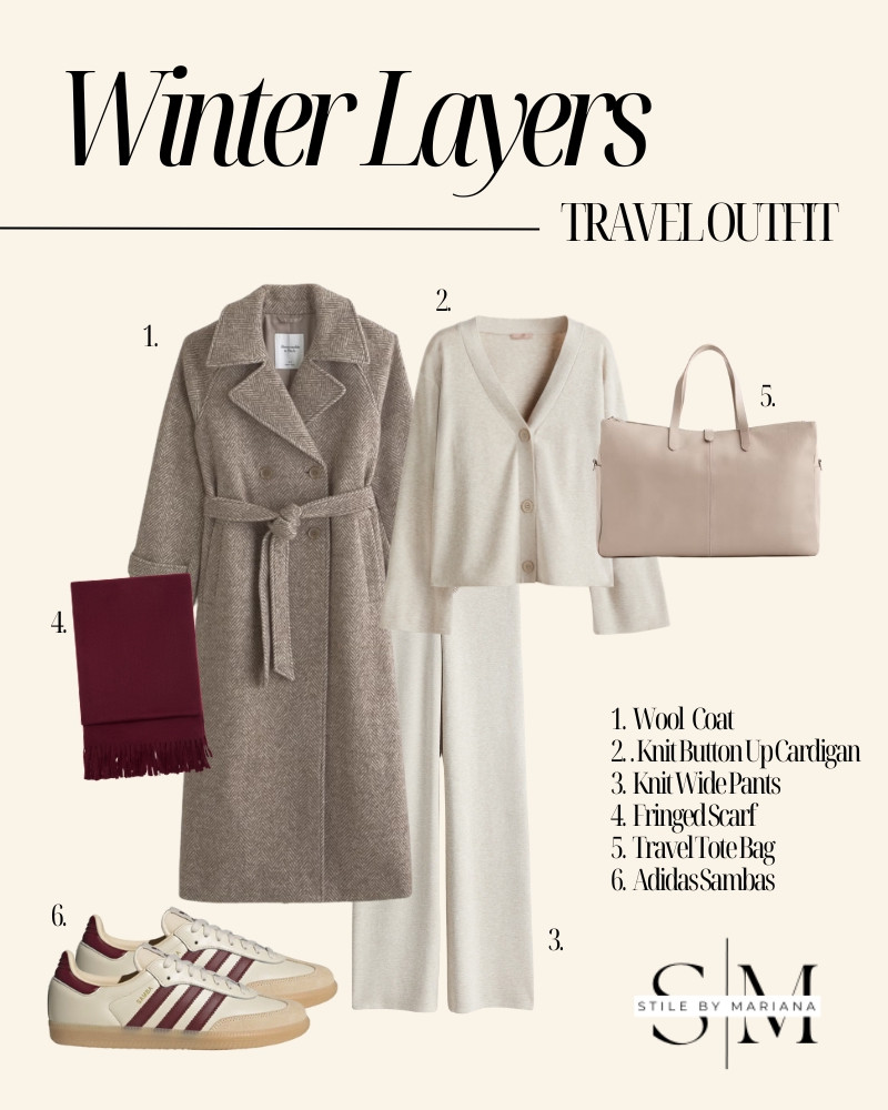 Travel outfit Winter layers 

#LTKmomlife #LTKFindsUnder100 #LTKTravel