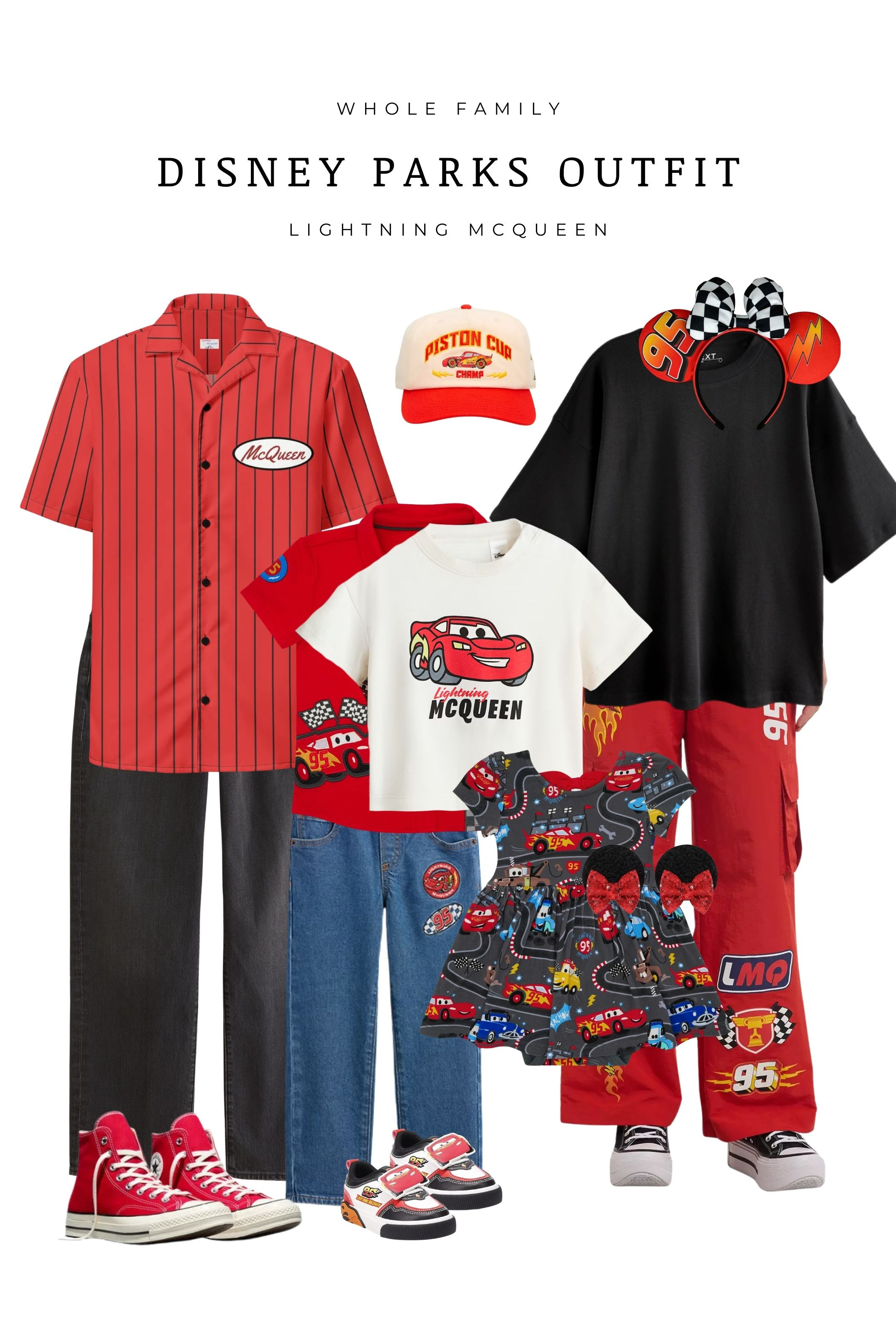  

Ka-Chow! ⚡️ The cutest **Cars inspired family Disney Parks outfits for your next park day! We’re channeling all the Lightning McQueen vibes with matching red + black race day looks that are perfect for Disneyland or Walt Disney World. From Cars graphic tees and racing jackets to checkered Mickey ears and Lightning McQueen sneakers, these comfy park outfits are made for rope drop to fireworks.

 

#LTKTravel #LTKKids #LTKootd