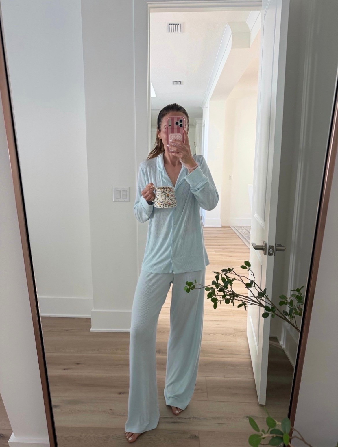 This pajama set is unbelievably soft and lightweight, perfect for slow mornings, coffee on the patio, or winding down after a long day. The relaxed fit and buttery fabric make it one of those sets you’ll want in every color.

Pajama set, Soft pajamas, Lounge set, Sleepwear, Cozy essentials, Morning routine, Matching set, Comfortable loungewear, Lightweight pajamas, Relaxed style, At home essentials, Annabrstyle

#LTKmorningroutine #LTKHome #LTKOver40
