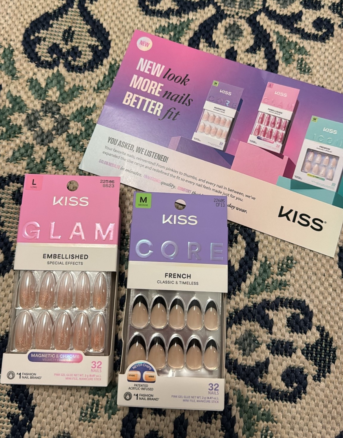 these new nails from kiss nails are everything! one pack is from the glam collection and one is from the core collection. Either nail is perfect for an occasion or just the everyday!

#LTKValentine #LTKselfcare #LTKBeauty