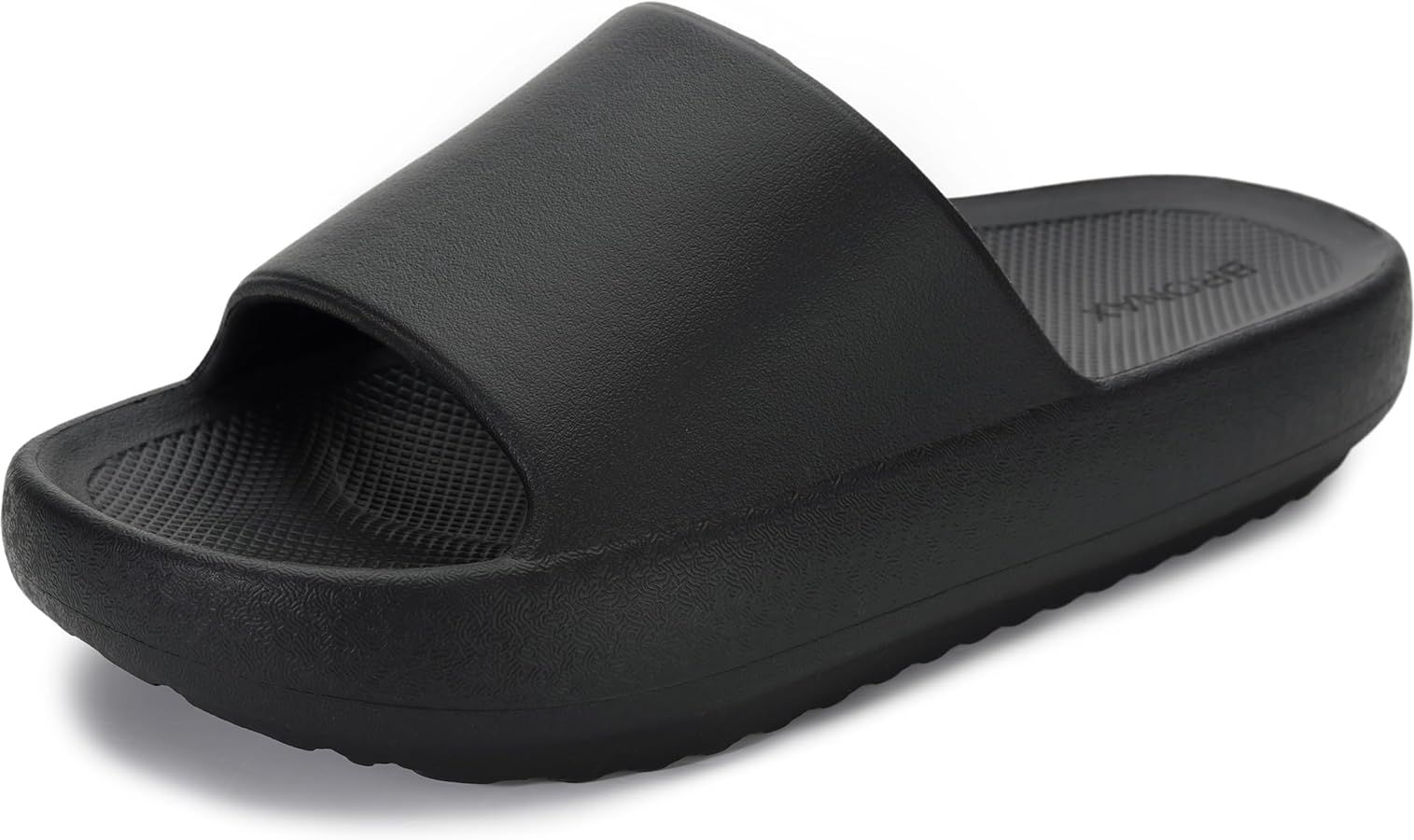 BRONAX Recovery Slides for Women and Mens | Arch Support Cushioned Thick Sole Pain Relief Slipper... | Amazon (US)